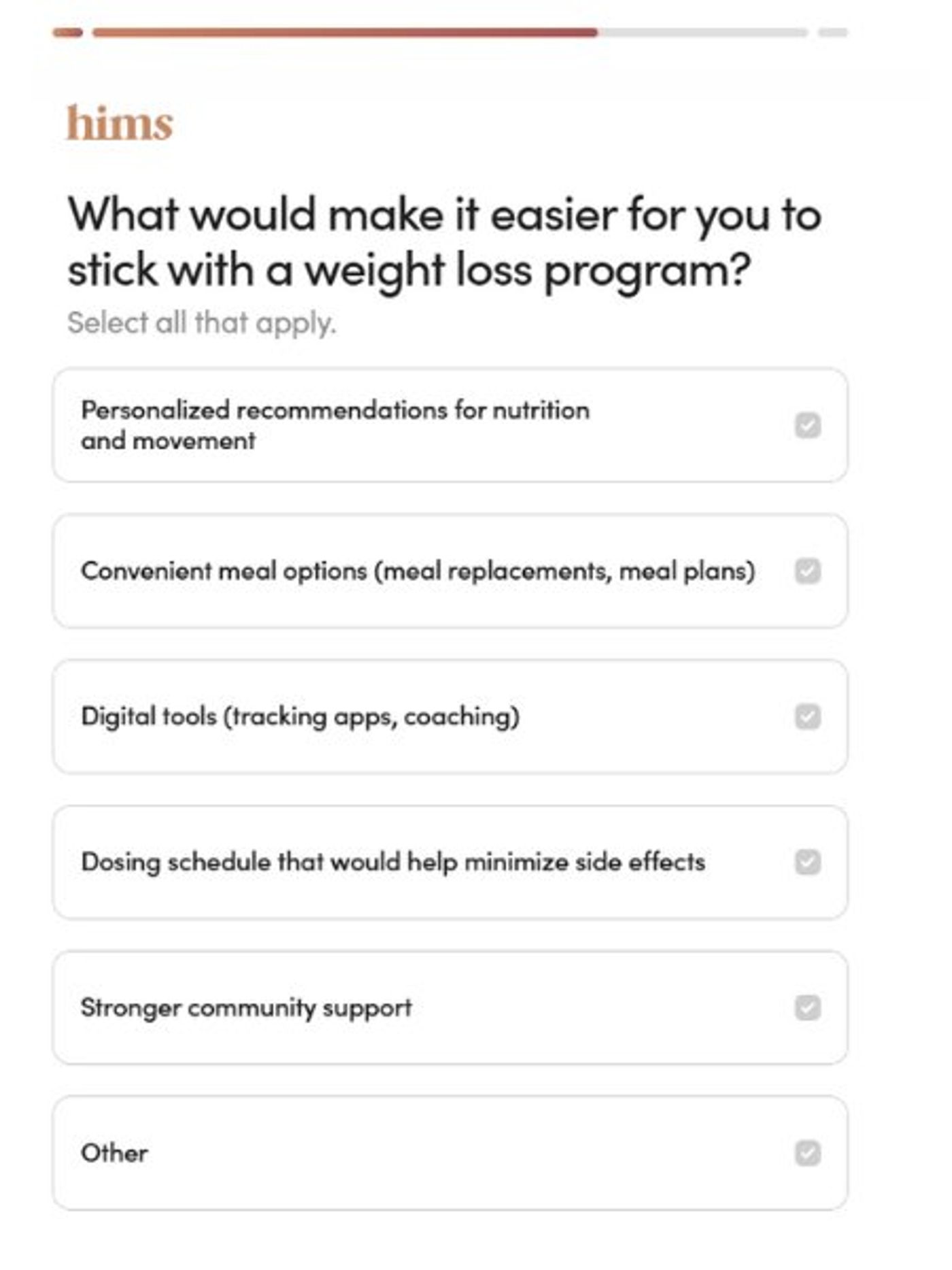 stick to plan question