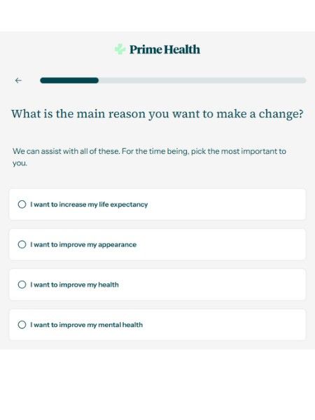 make a change question on primehealth quiz
