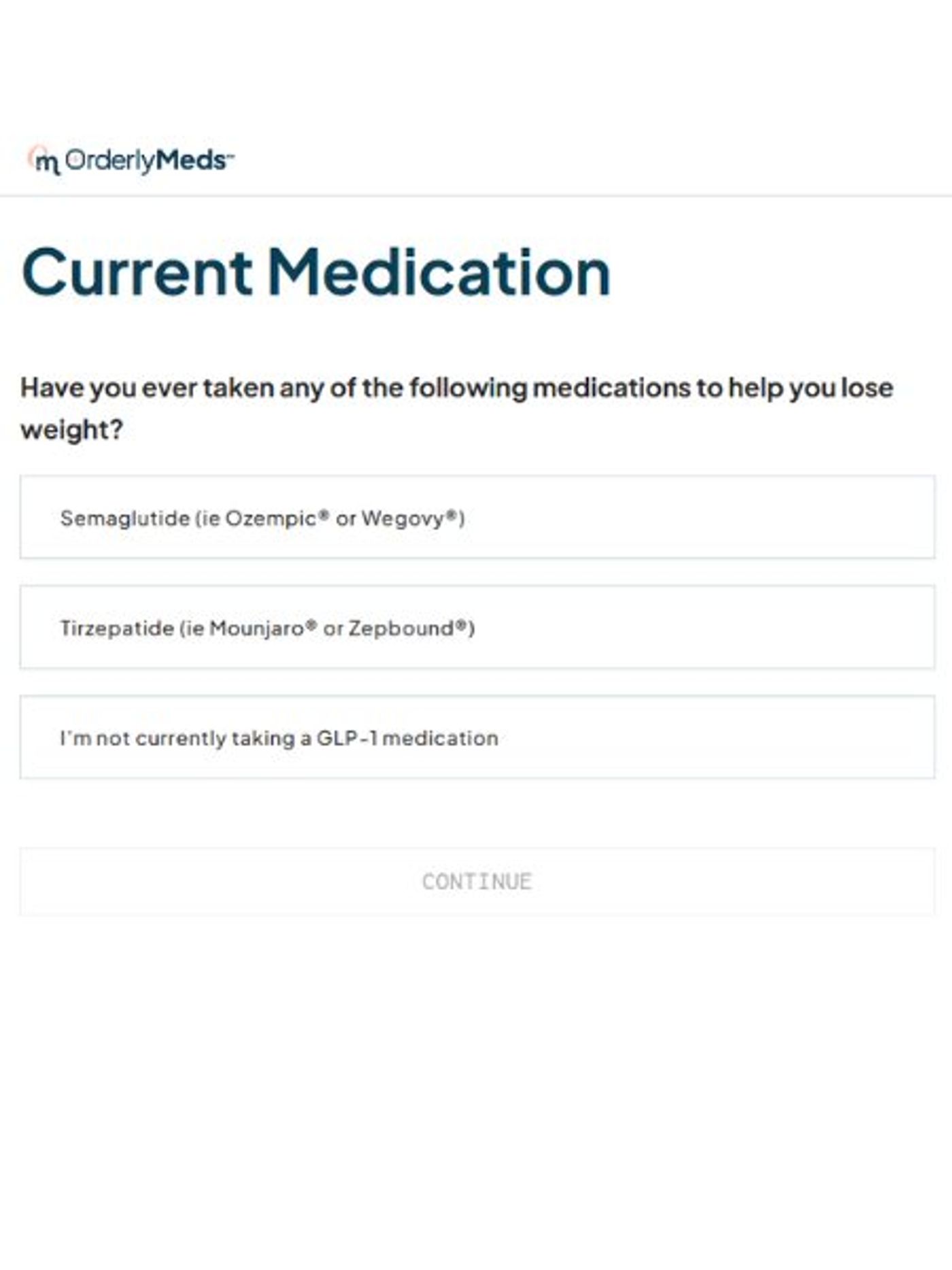 medication question on orderly meds quiz