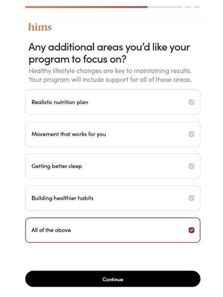 lifestyle focus question