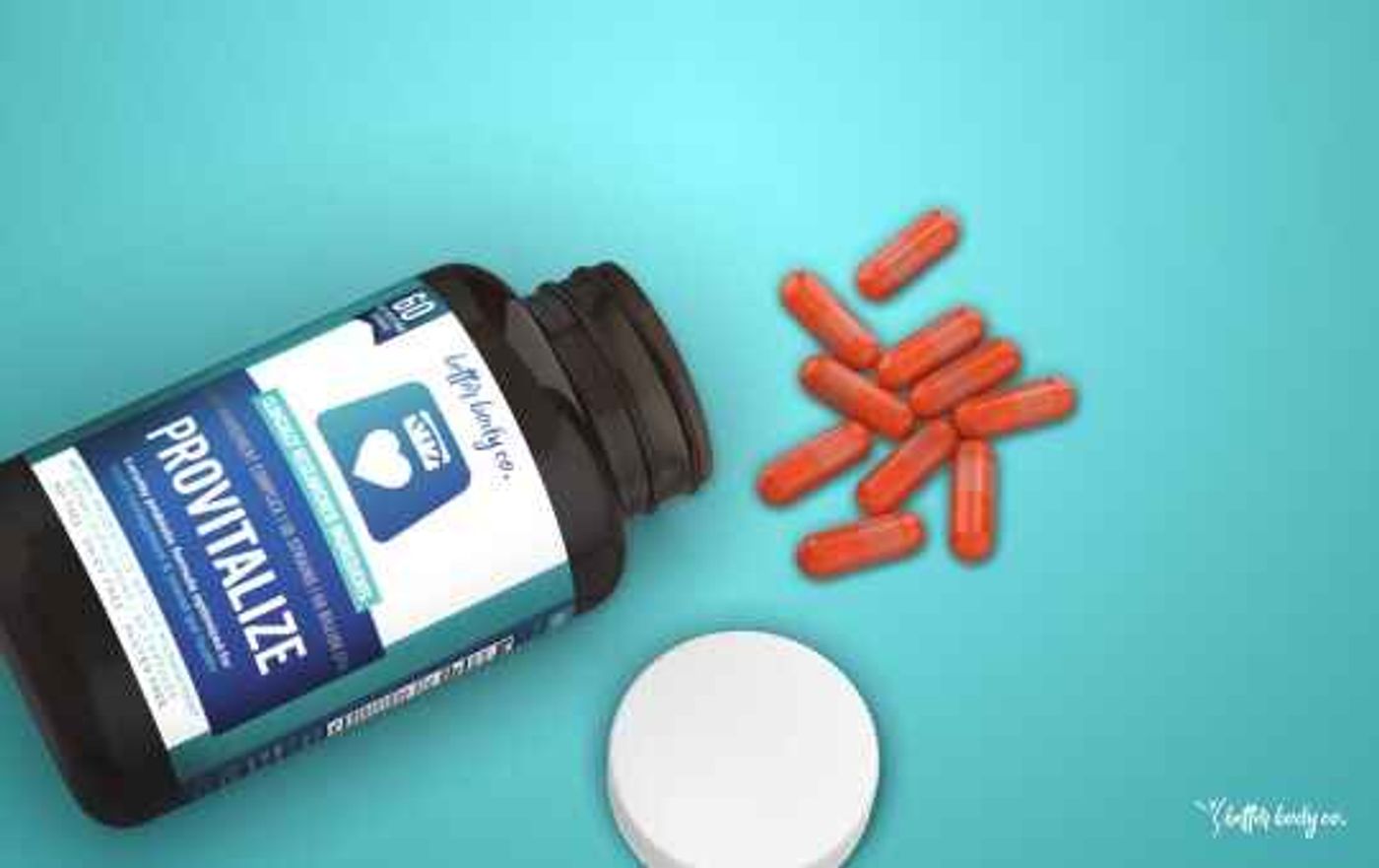 provitalize bottle and capsules