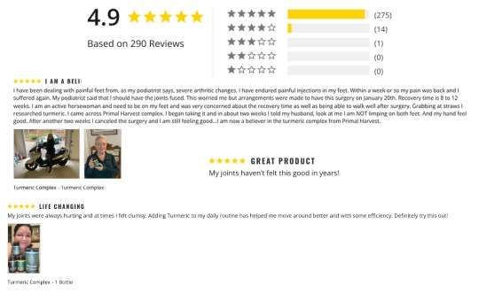 customer reviews primal harvest turmeric complex