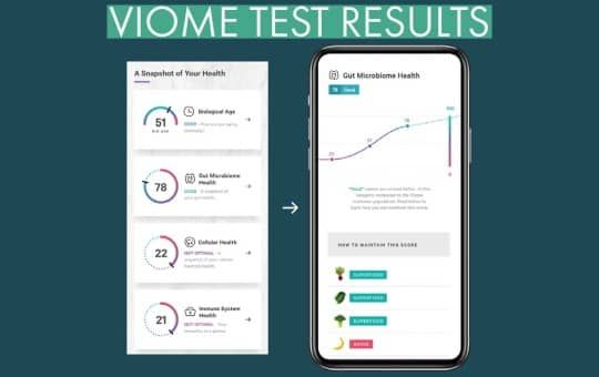 viome test sample report