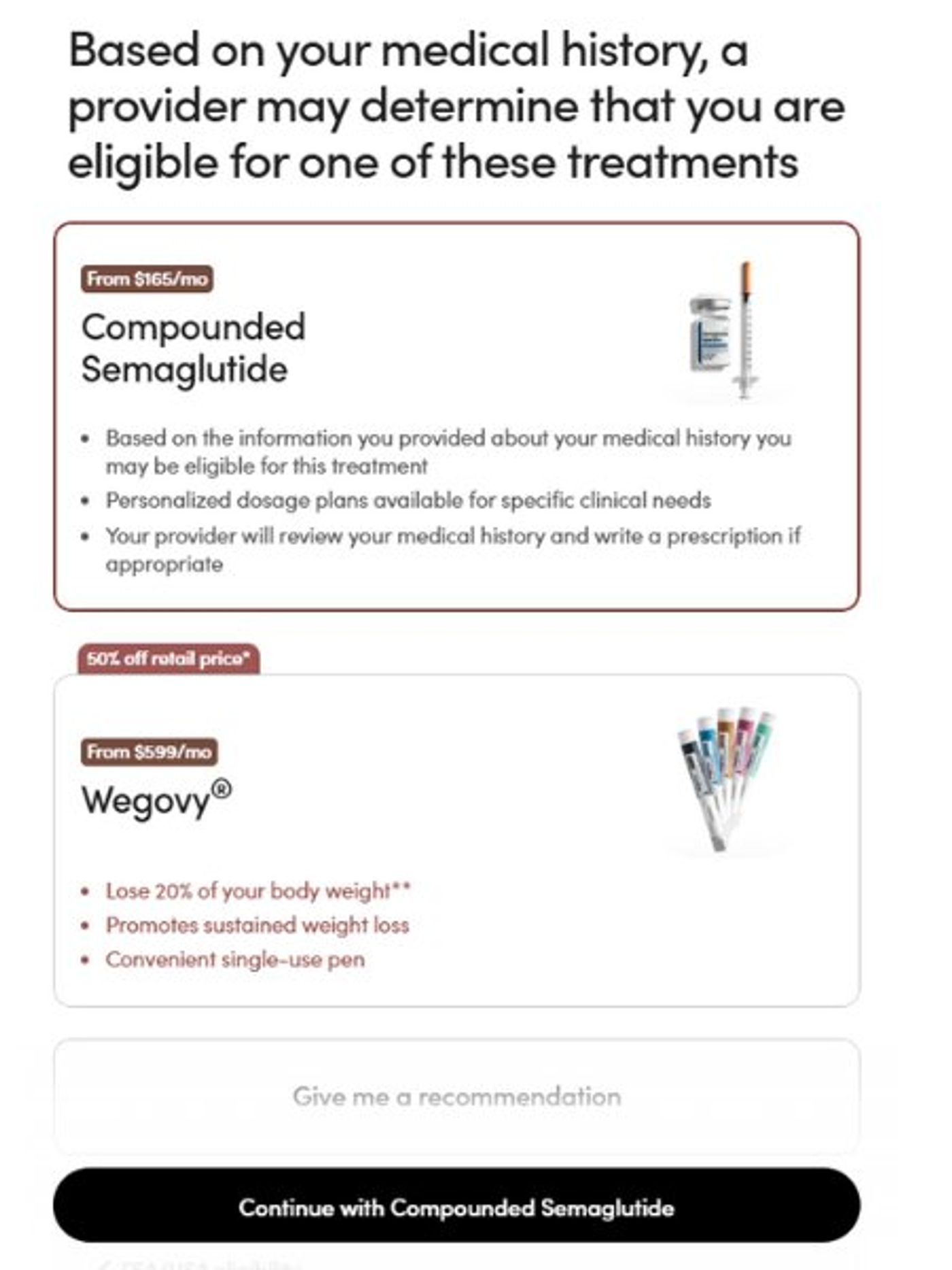 weight loss medication treatments options