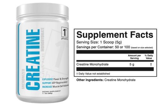 ingredient list 1st phorm creatine