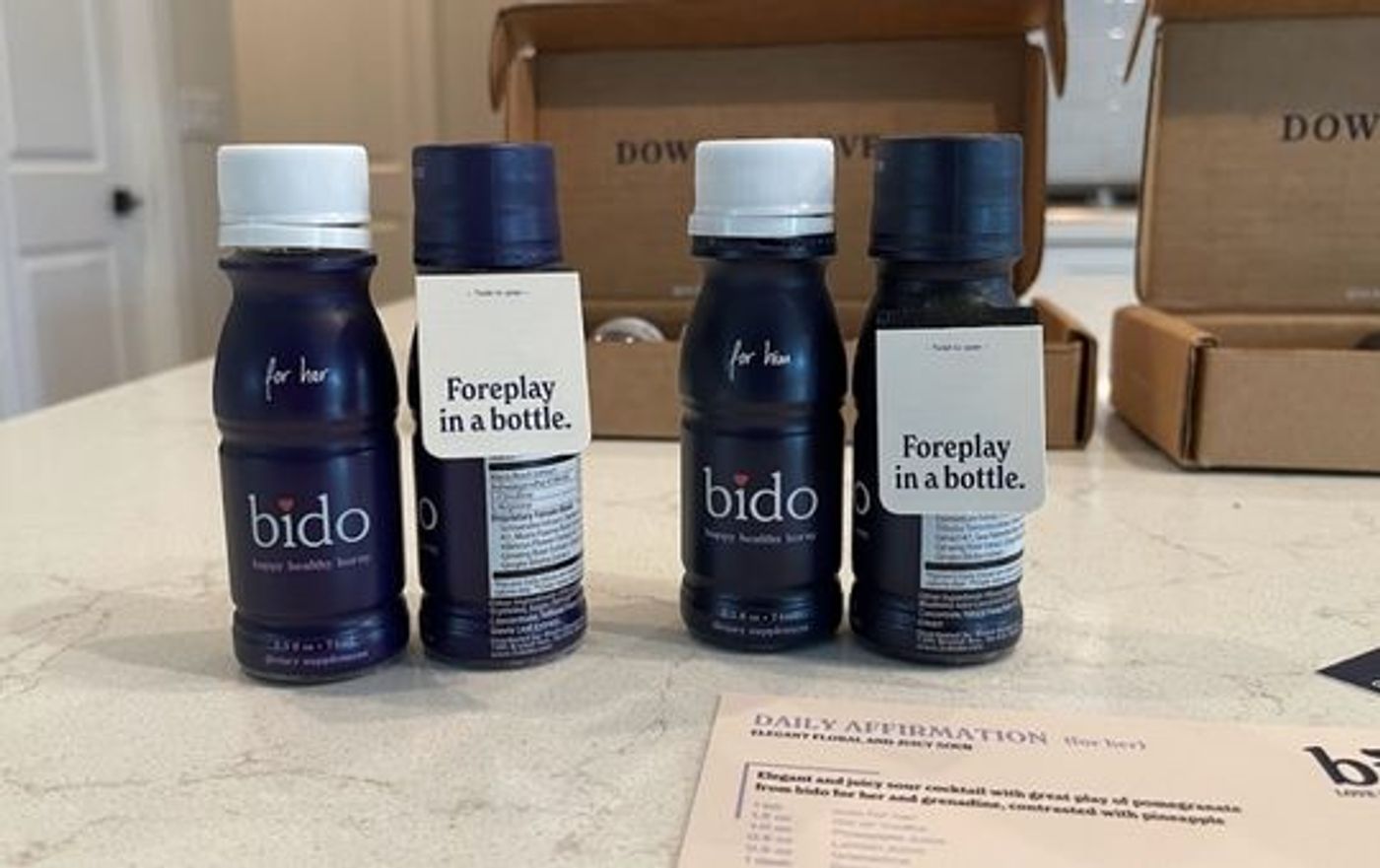 bido foreplay in a bottle