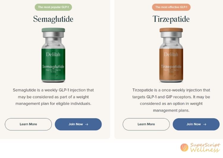 Join Delilah GLP-1 medications