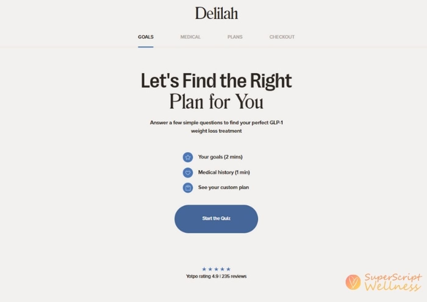 Join Delilah quiz