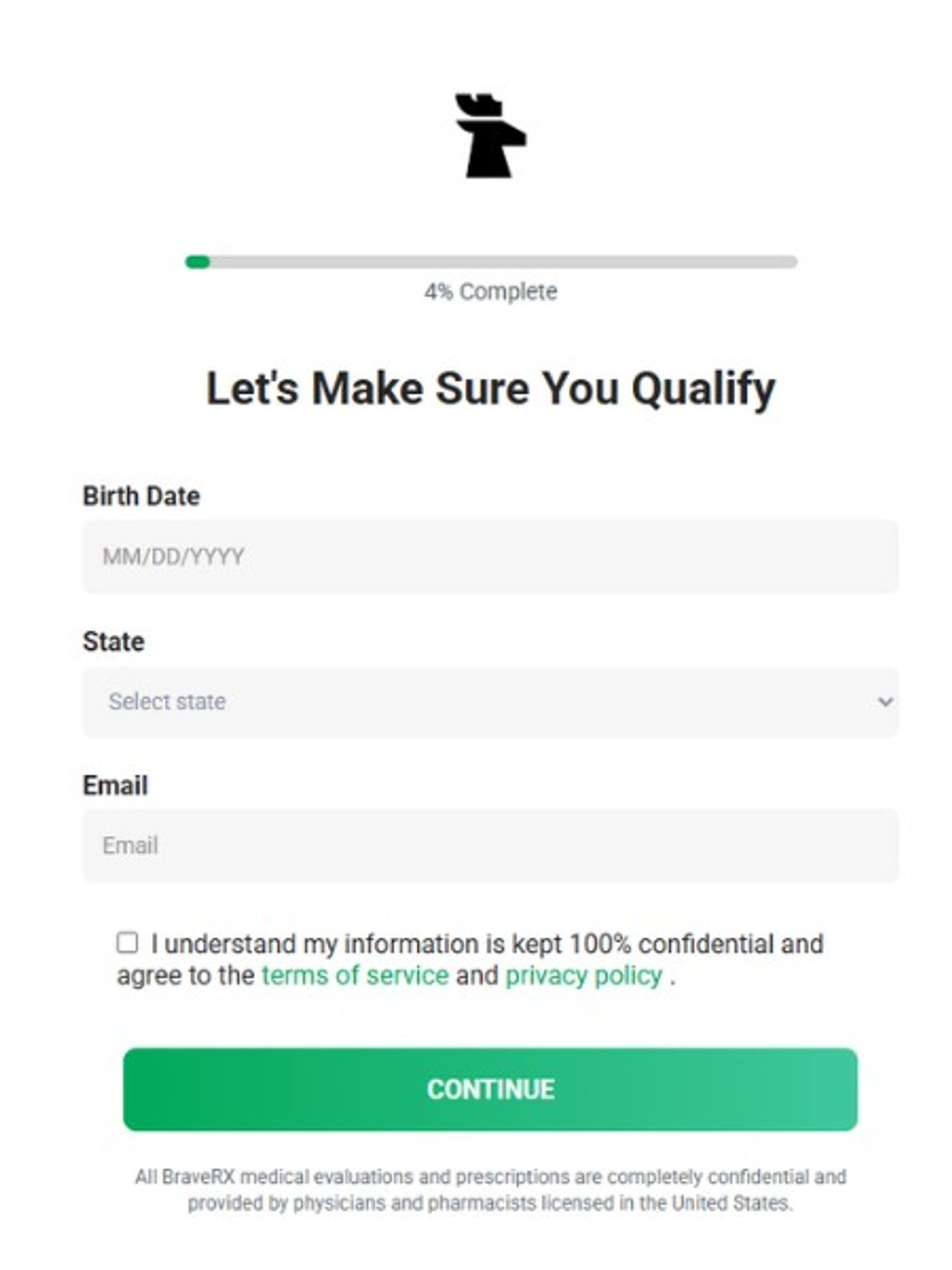 age question during brave rx quiz