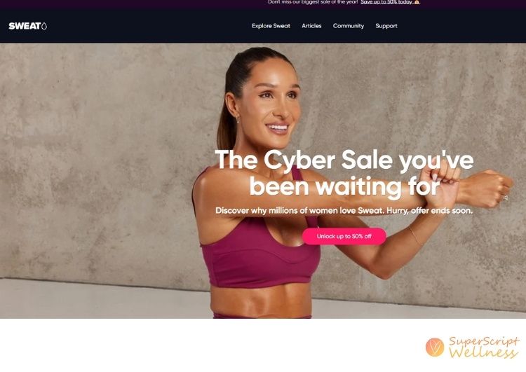 sweat app official website