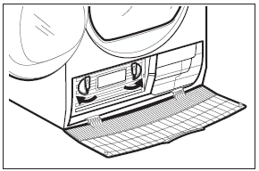 Turn 2 levers to unlock the condenser lid