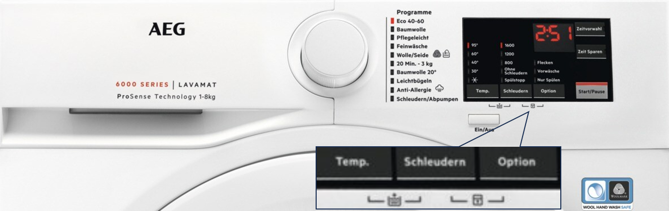 Kindersicherung mit Schleudern und Option