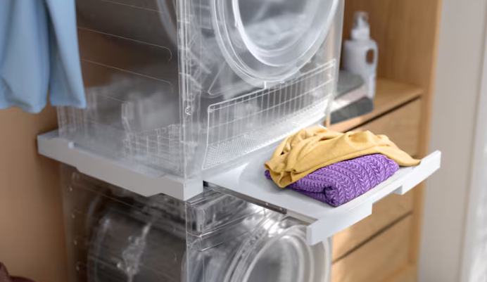 Zestaw łączący pralkę z suszarką