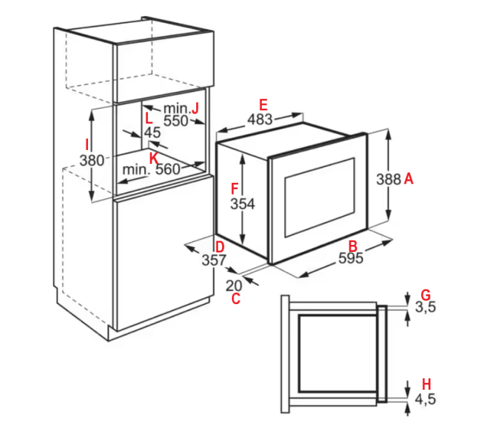 schemat instalacji kuchenki mikrofalowej