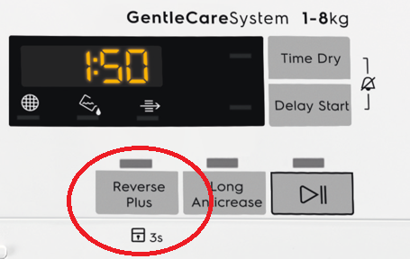 dryer child lock button