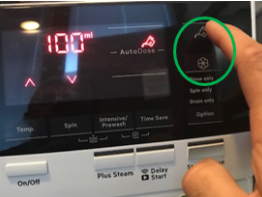 Autodose Waschmaschine: Waschmittel oder Weichspüler auswählen