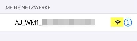Wlan Anzeige Smartphone: Netzwerk und Signalstärke
