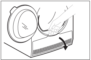 Open the condenser cover