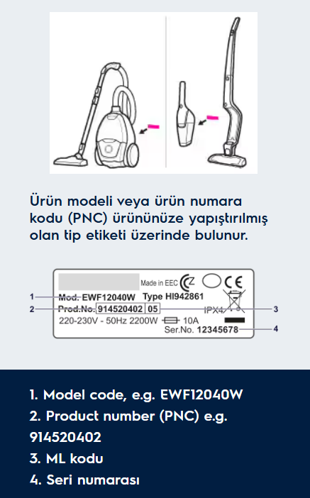 vacuum cleaner PNC TR
