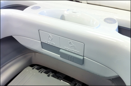 Position für Waschpulver