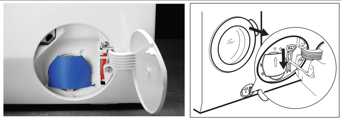 Notöffnung der Waschmaschine