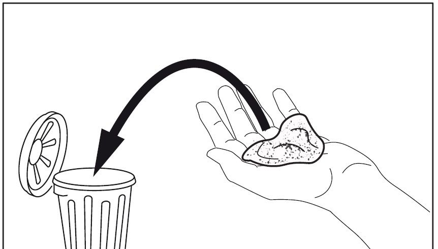 Wäschetrockner: Quick Clean Filter_Flusen entsorgen