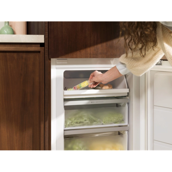 placing food in freezer