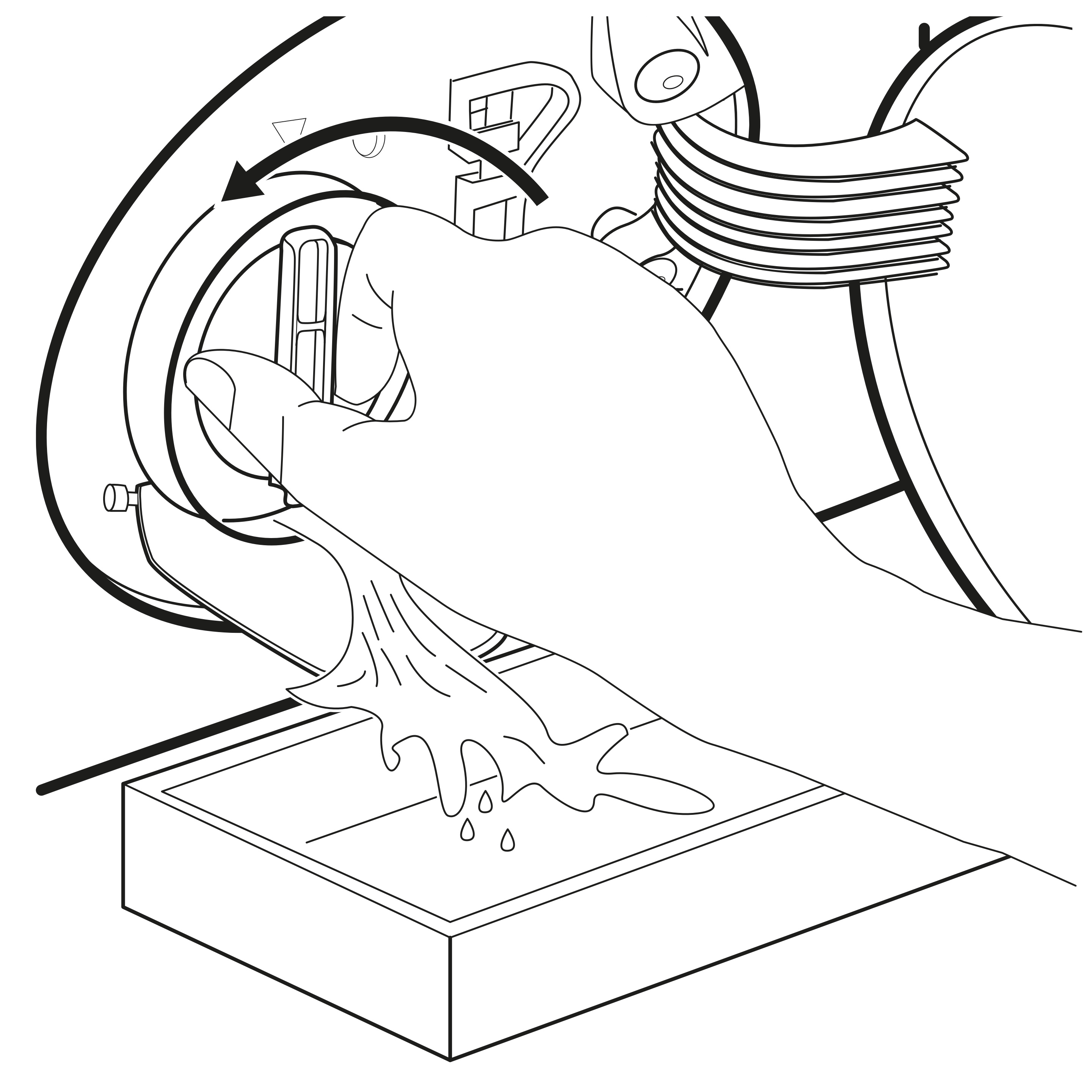 Flusensieb Frontlader