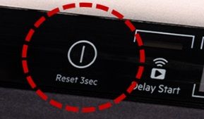 Geschirrspüler: Reset-Taste
