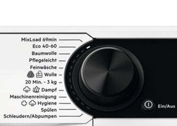 Waschmaschine mit Schleudern als Programm
