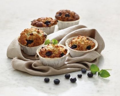 AF Heidelbeermuffin mit Streuseln (6 Stück)