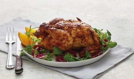 AF Ganzes Hähnchen gefüllt mit Zitrone und Knoblauch