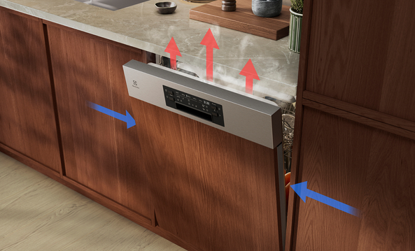 AirDry Electrolux dishwasher