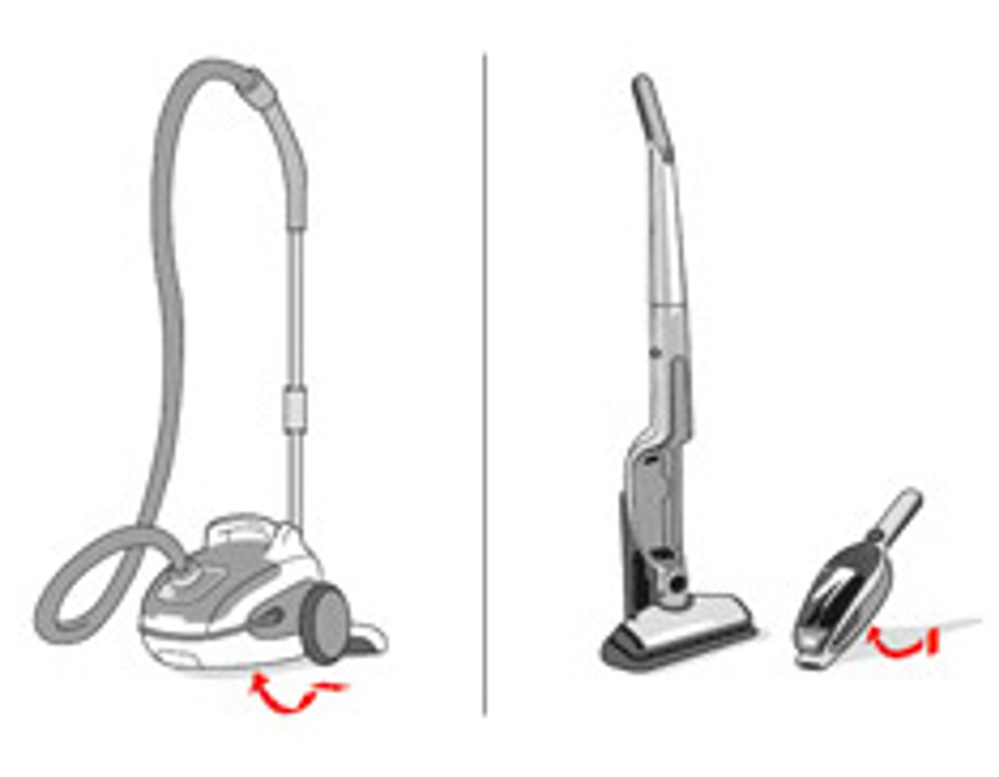 The serial plate is located on the bottom of the vacuum cleaner.