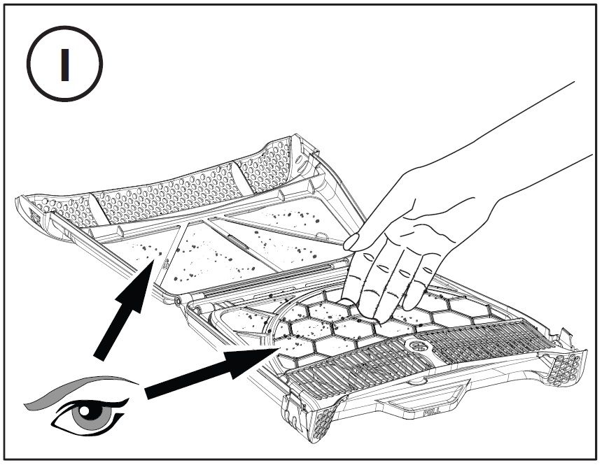 Wäschetrockner_Quick Clean Filter_Flusen entfernen