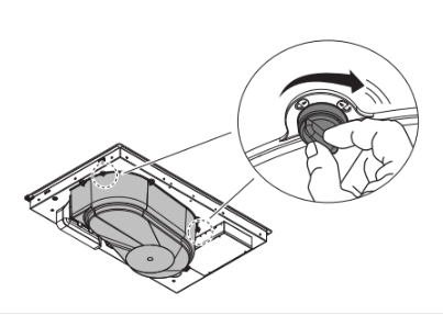 ComboHob Position der Schrauben zur Entfernung der Wanne