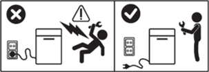 safety - risk of electric shock