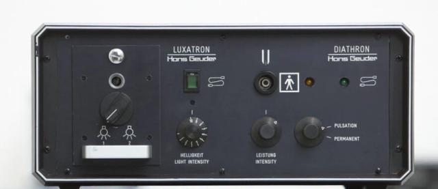 *LUXATRON* light source and *DIATHRON* diathermy – precursors of the XENOTRON and SOLEA®.