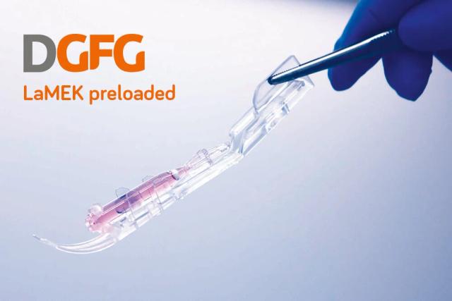 The *DGFG* receives PEI approval for dispatching preloaded Descemet lamellae as *“LaMEK Preloaded”*.