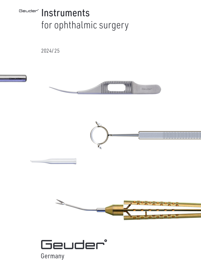All Ophthalmic Instruments | Geuder AG | Geuder AG