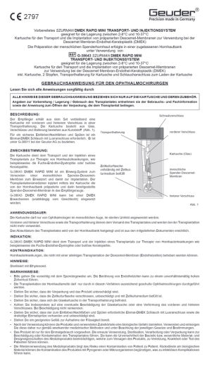 DMEK Rapid Mini Transport and Injection System