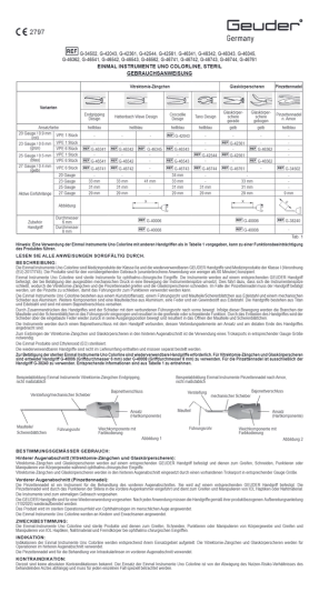 Single-Use Instruments UNO Colorline