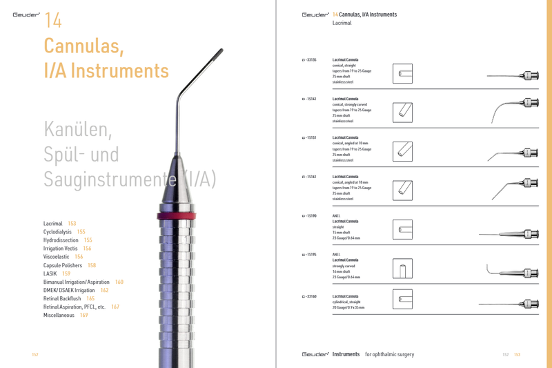 All Ophthalmic Instruments | Geuder AG | Geuder AG