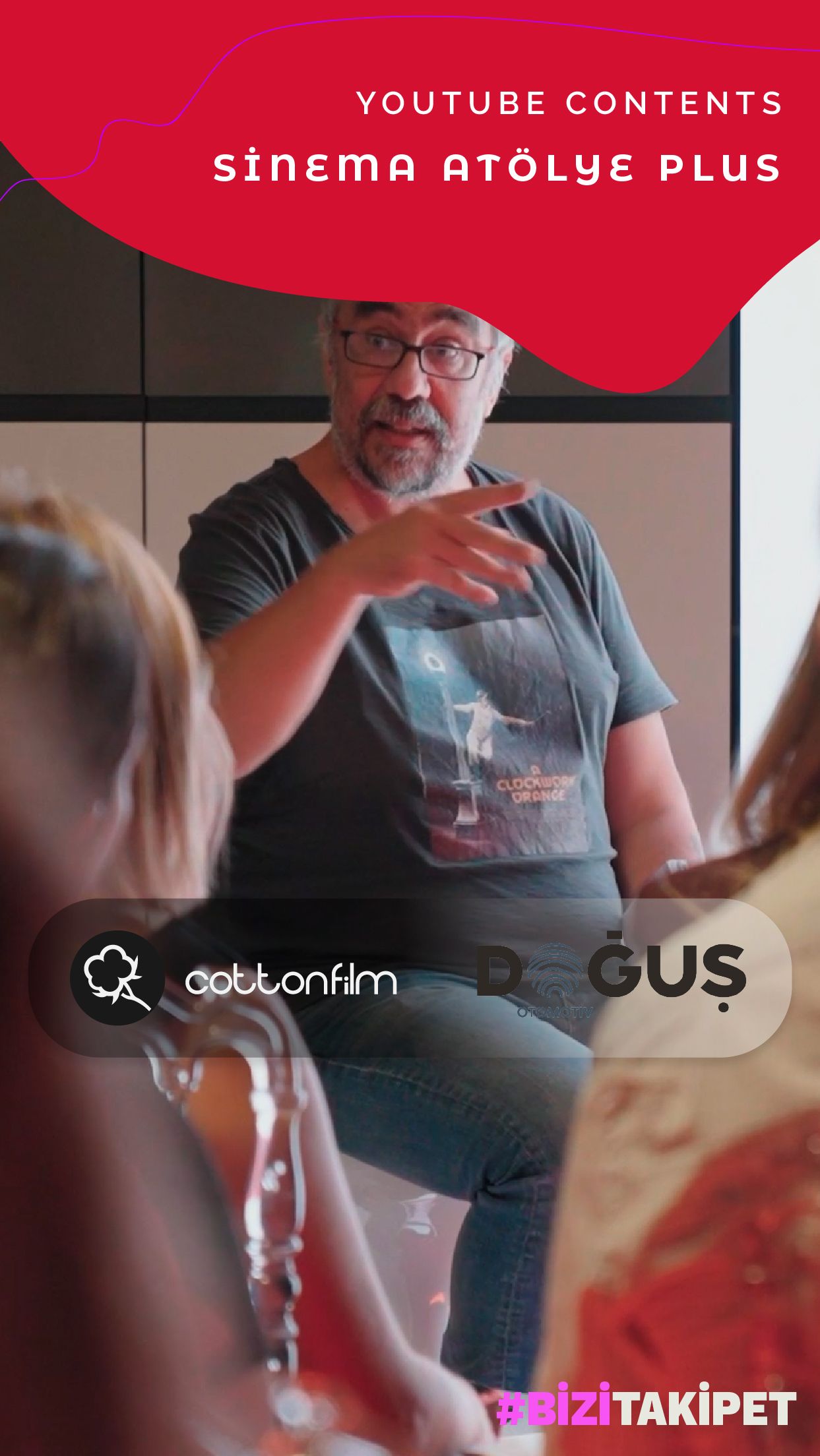 Mehmet Sindel'le film okuma atölyesi GalataPort Doğuş Otomotiv Plus'da!