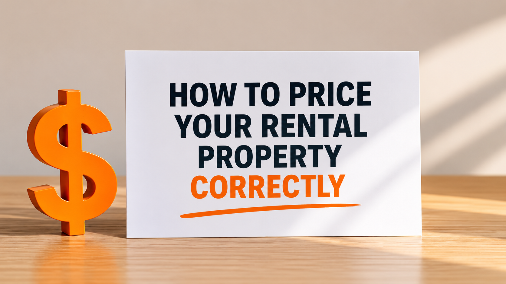 How to price your rental property correctly