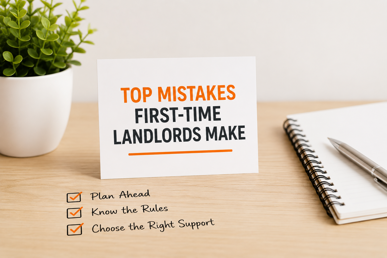 Top mistakes first-time landlords make