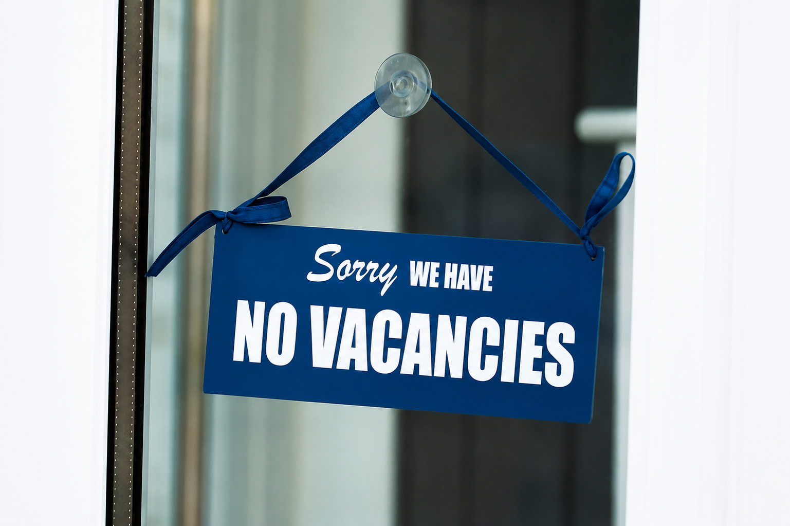 No vacancies sign for Christchurch property rentals