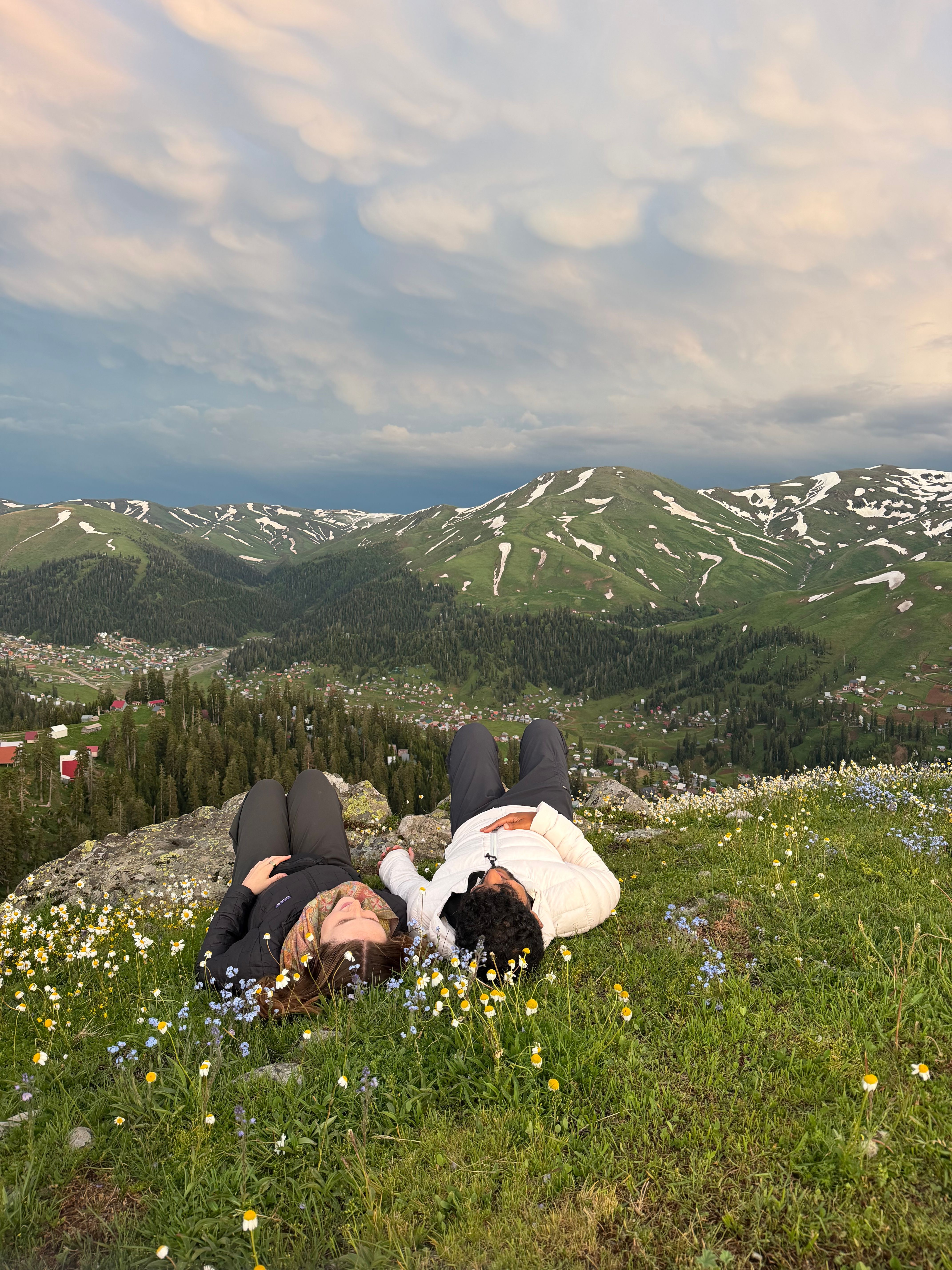 Two unexpected hiking partners