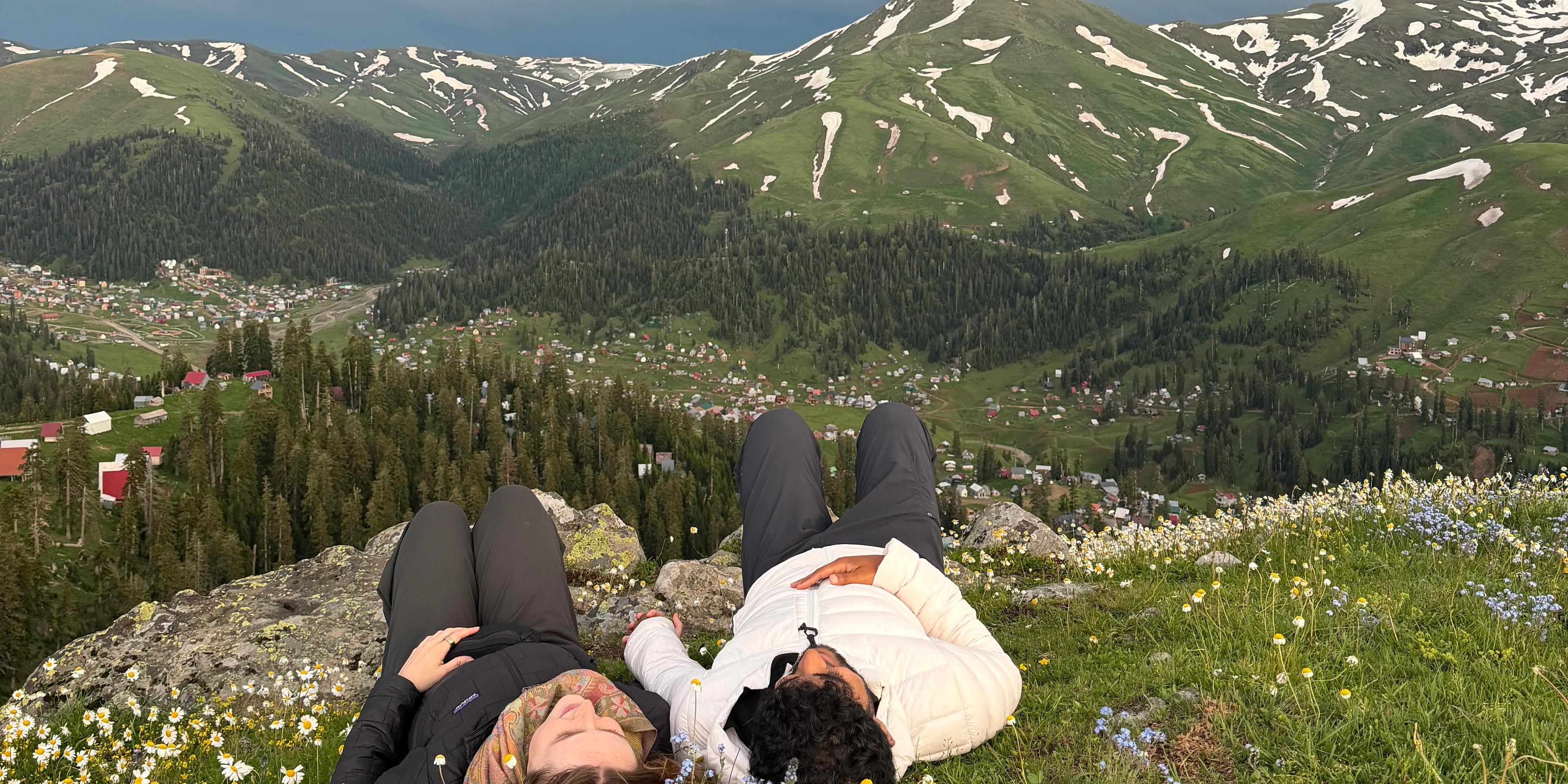 Two unexpected hiking partners