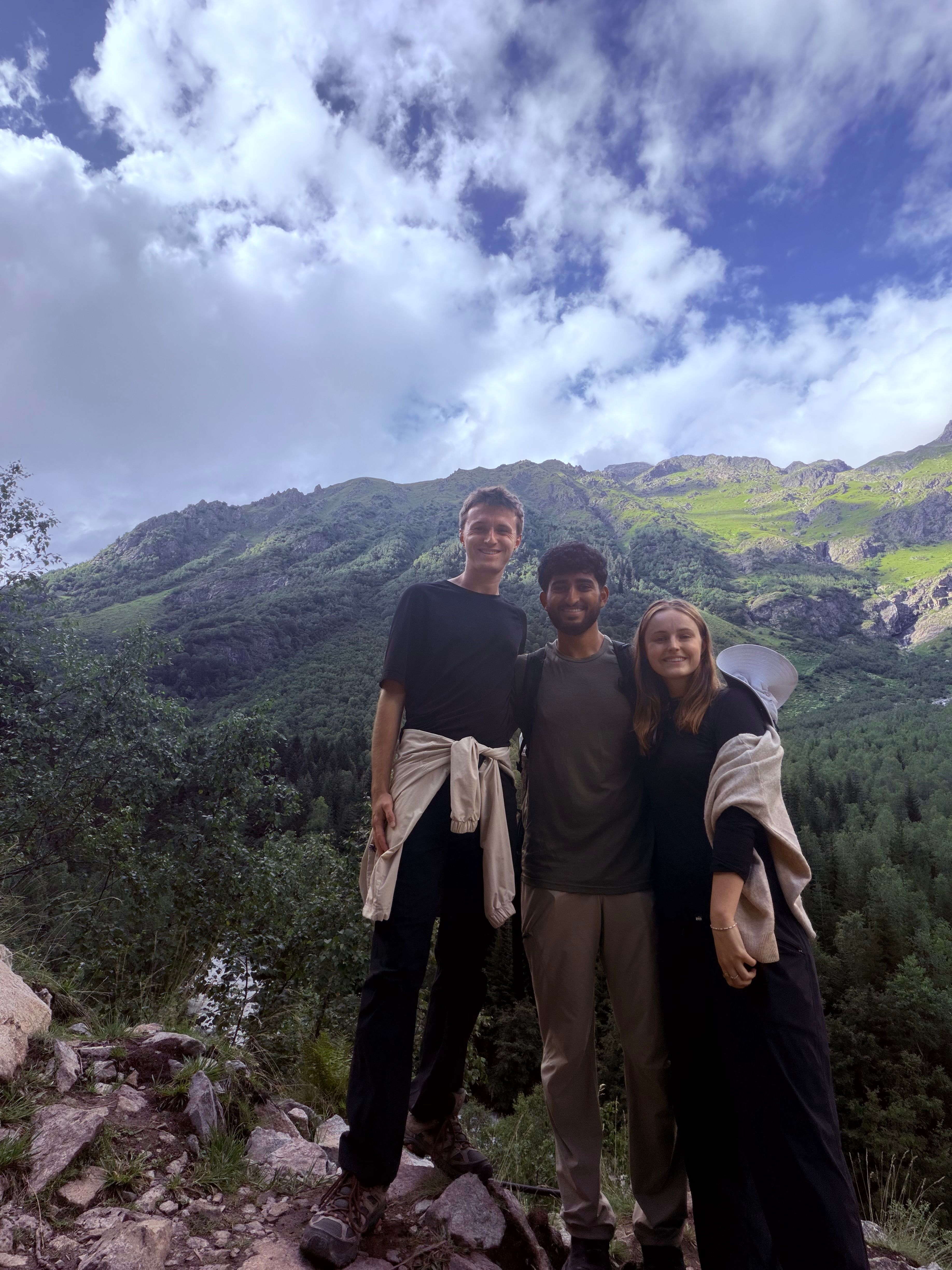 Embracing Life in the Iconic Georgian Caucasus Mountain Range